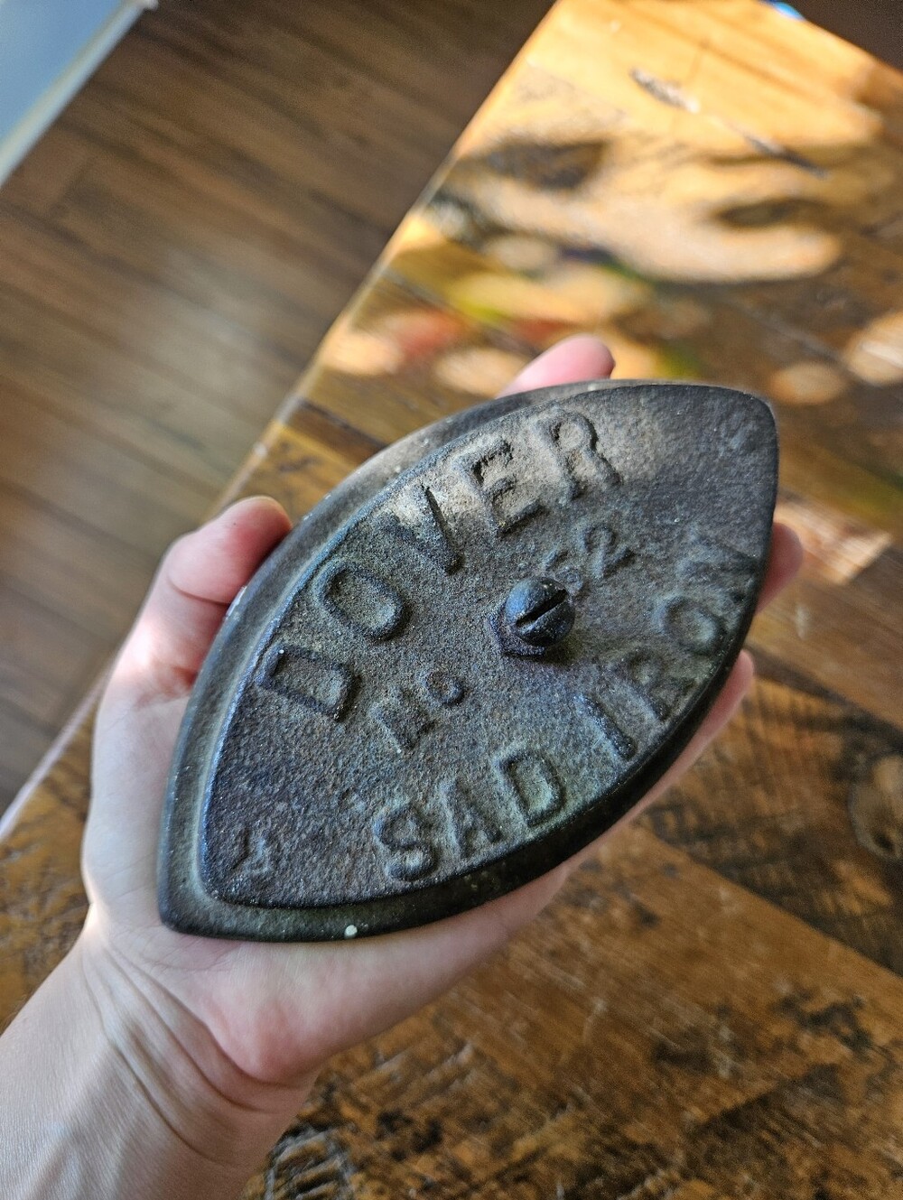 Vintage Dover Sad Iron (No. 62)